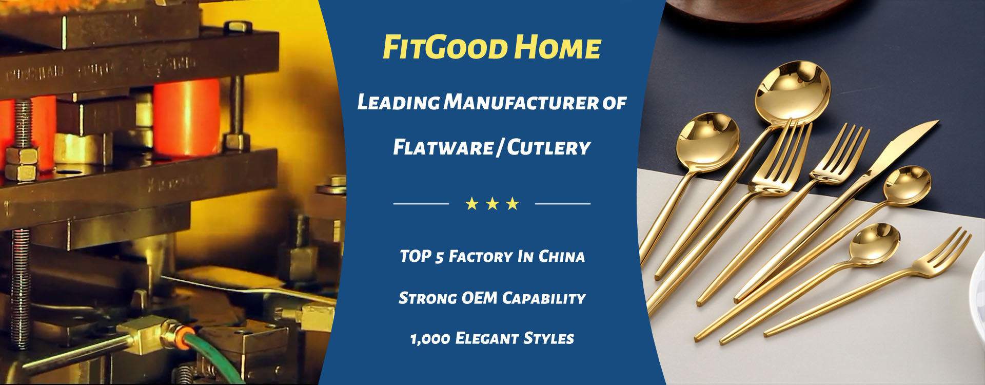 Bulk Silverware Flatware China Gold Cutlery Wholesale