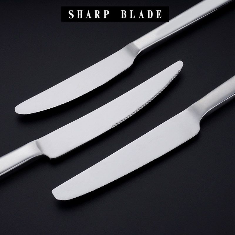 Manufacturer Wholesale Luxury Hotel Restaurant Gift 28 Pcs Stainless Steel Flatware Silverware Cutlery Set