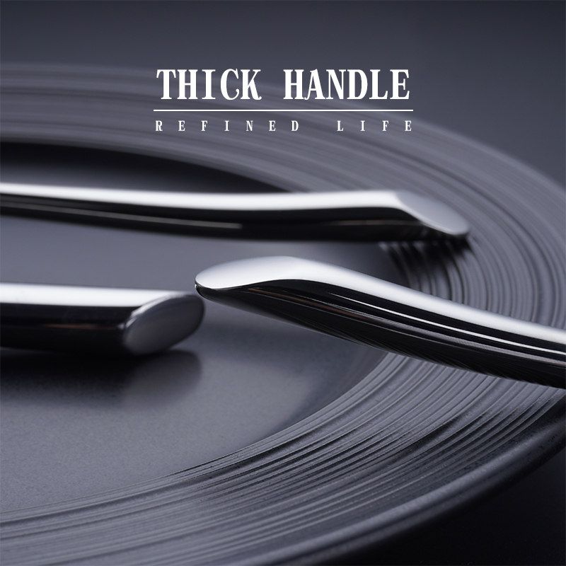 Korea Dinner Coffee Tea Dessert 10 Pcs Stainless Steel Spoon Fork Knife Silverware Cutlery Wedding Flatware Set
