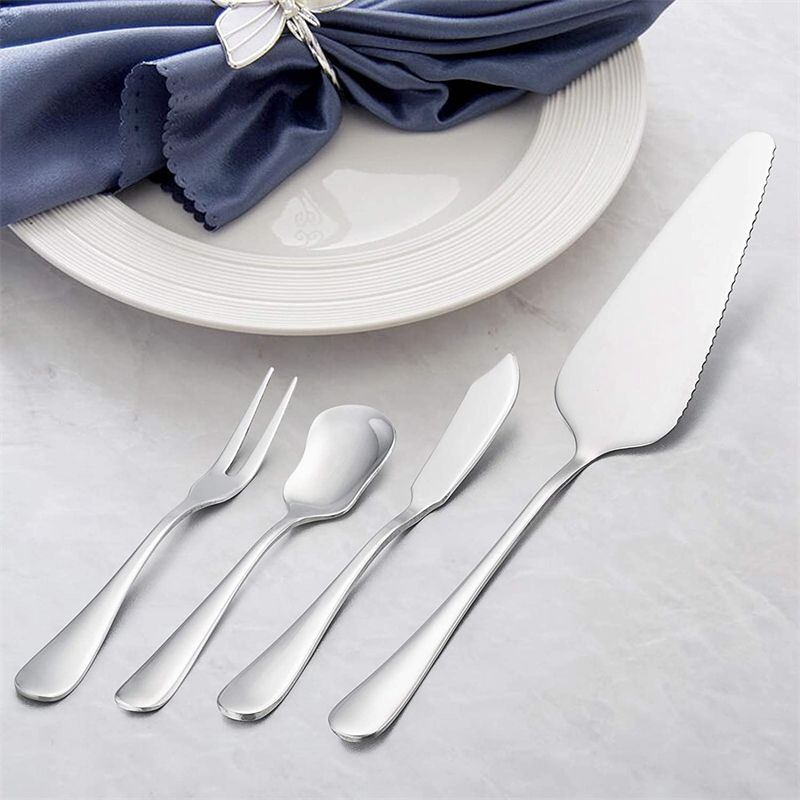 Serving Utensils, 8-Piece Stainless Steel Hostess Serving Set