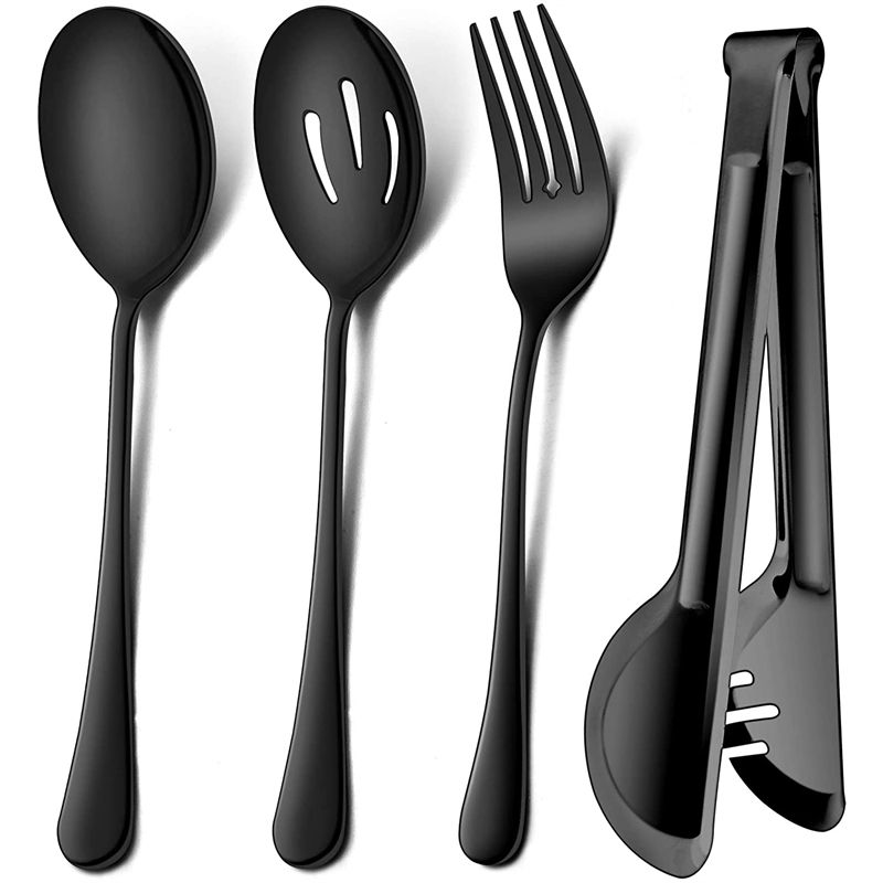 12-Piece Stainless Steel Serving Utensils