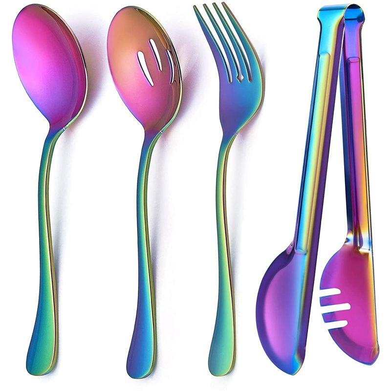 12-Piece Stainless Steel Serving Utensils