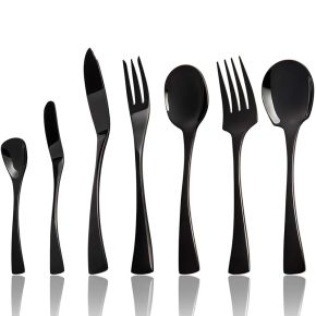 7-Piece Flatware Silverware Cutlery Sets
