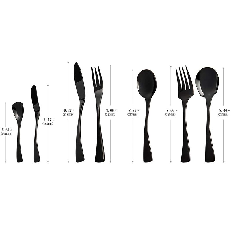 7-Piece Flatware Silverware Cutlery Sets