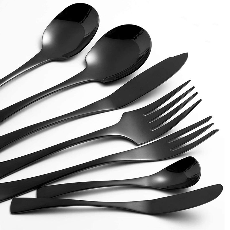 7-Piece Flatware Silverware Cutlery Sets