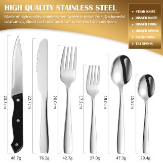 Silverware Silver Spoon Set Flatware Sets Oneida Spoons Factory Manufacturer Supplier Cutlery