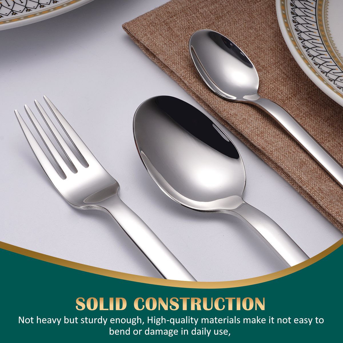 Matte Gold Wholesale Restaurant Supply Sets International Stainless Flatware Made In China