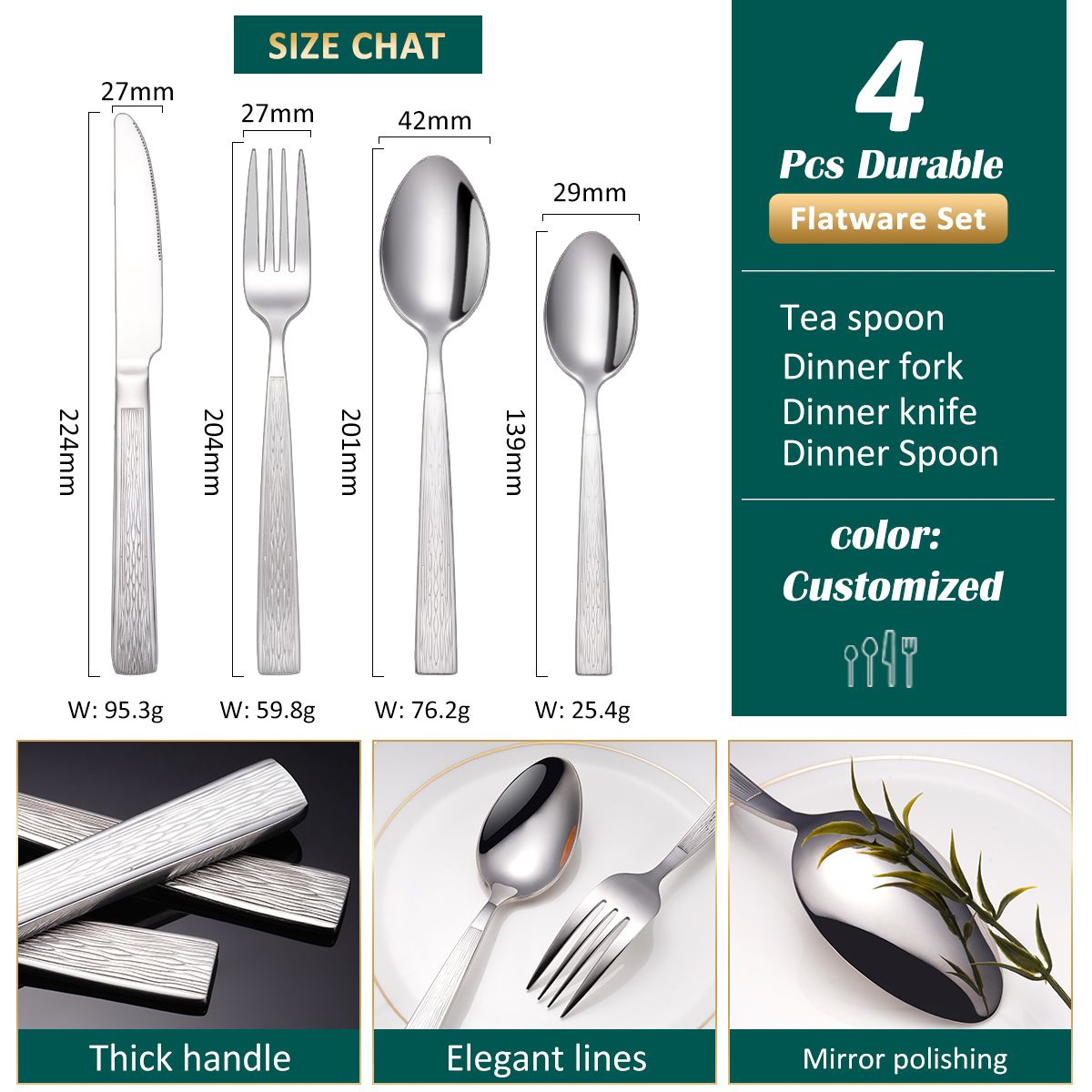 Uk Gold Flatware Silver Spoon Icing Sugar Bulk Factory Japan Cutlery Wholesale Market