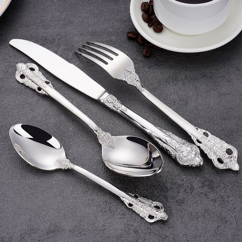 Flatware 18 10 Spoons And Forks Yogurt Bulk Silverware Wholesale Cutlery Sets