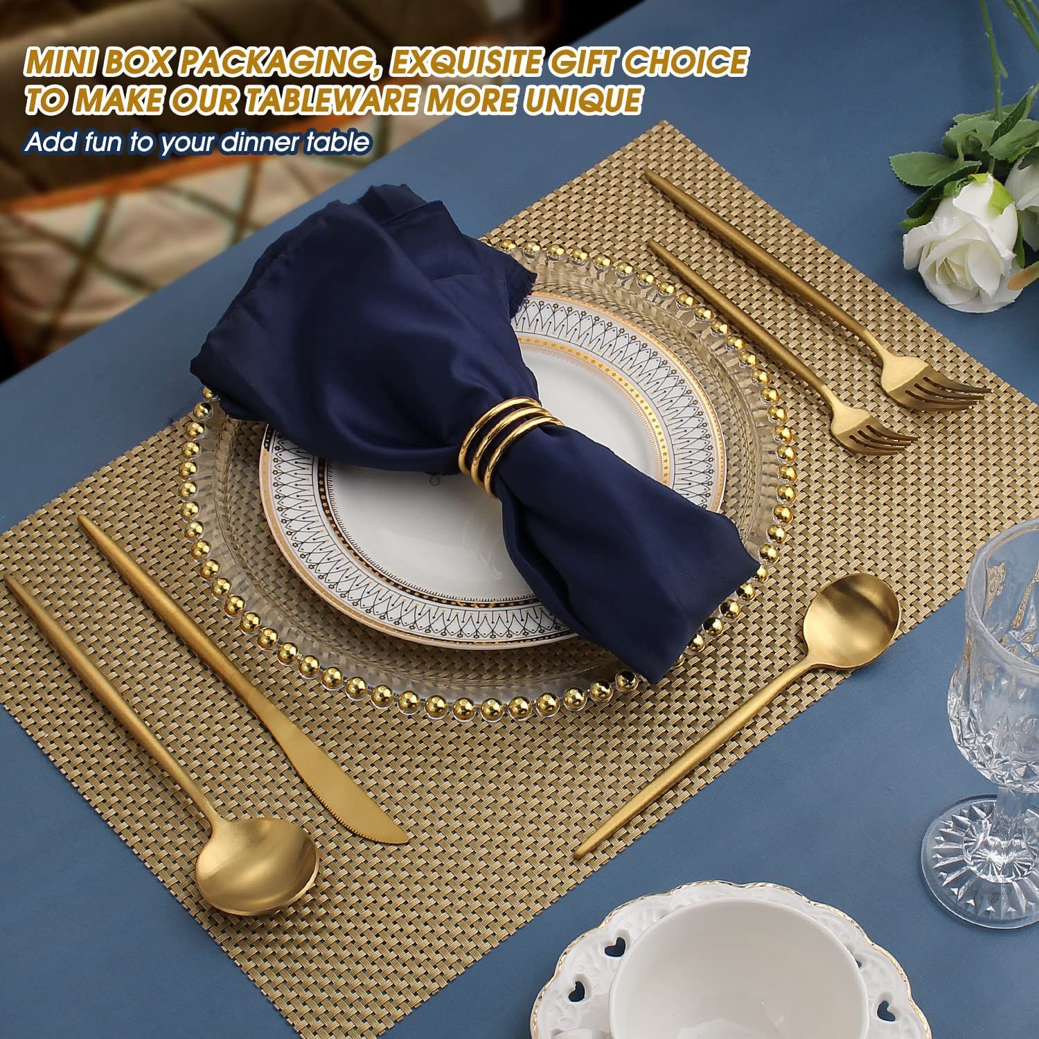 Bulk Silverware Flatware China Gold Stainless Cutlery Wholesale