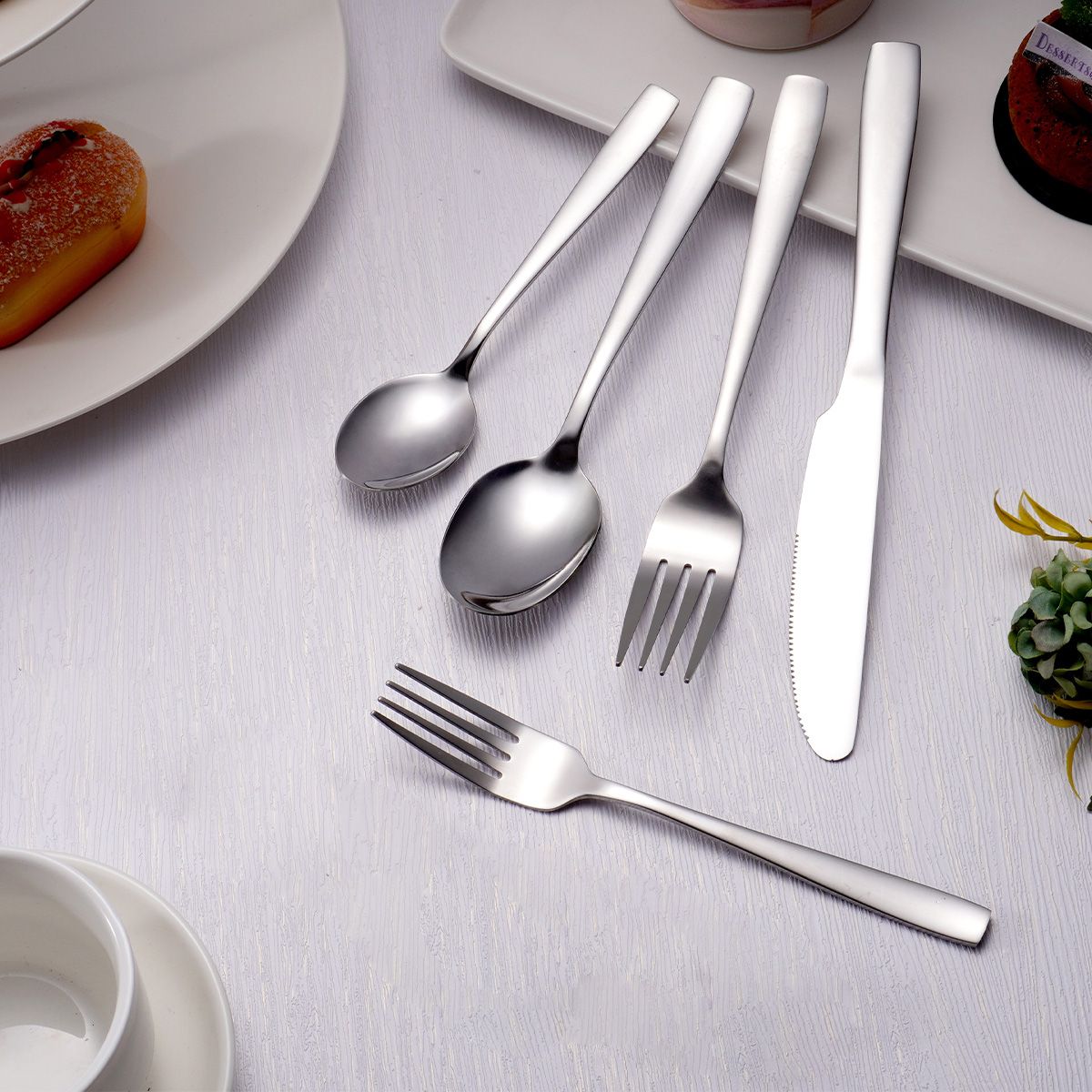 Wedding Spoons Cheap Silverware Rada Cutlery Wholesale Gold Flatware Bulk