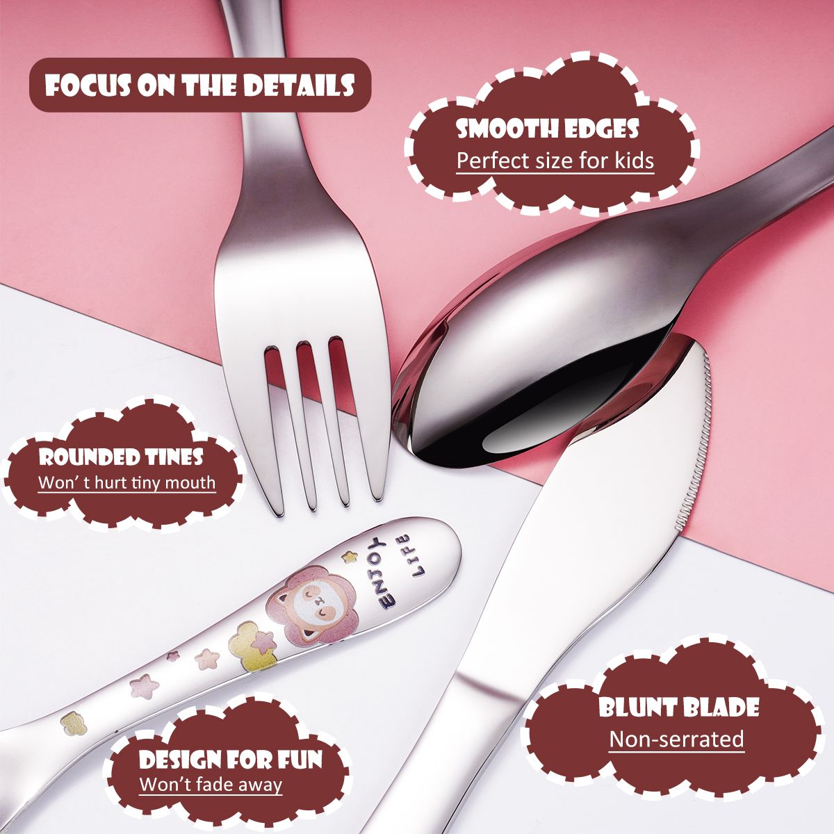 Kids Sustainable Supply Silverware Wholesale Sheffield Cutlery Manufacturers