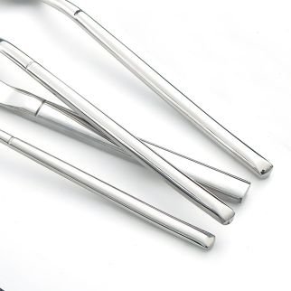 Thickened Cutlery Set with Knife, Fork, Spoon, Mirror Polished Dishwasher Safe